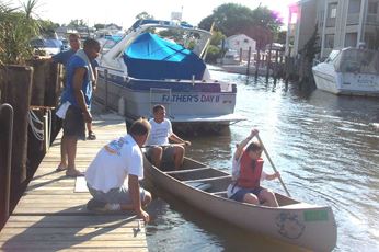 Coming back to shore